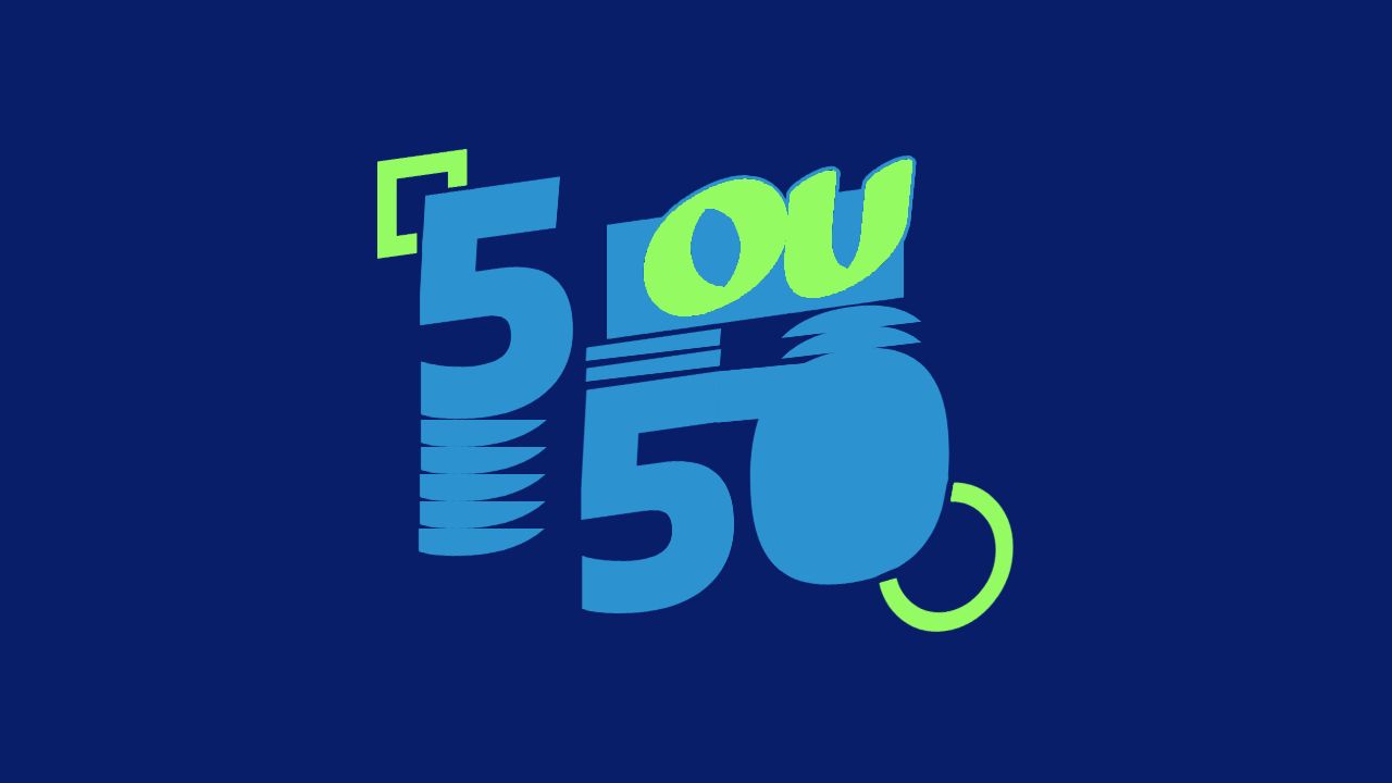 5 or 50 tv show ident 2022